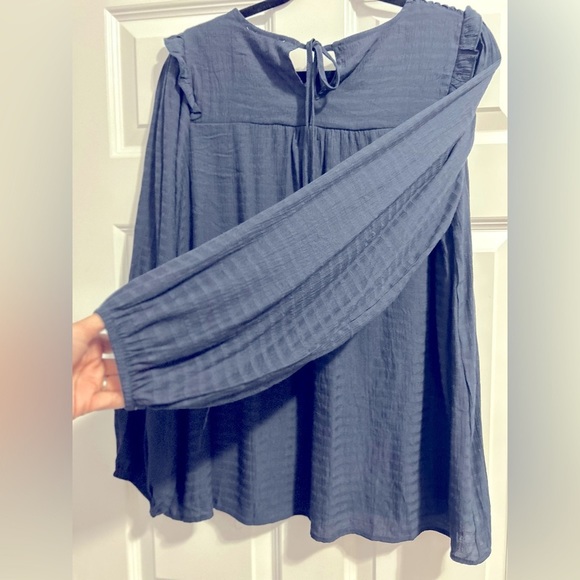 Women’s XL Navy Blue Blouse - Picture 6 of 7